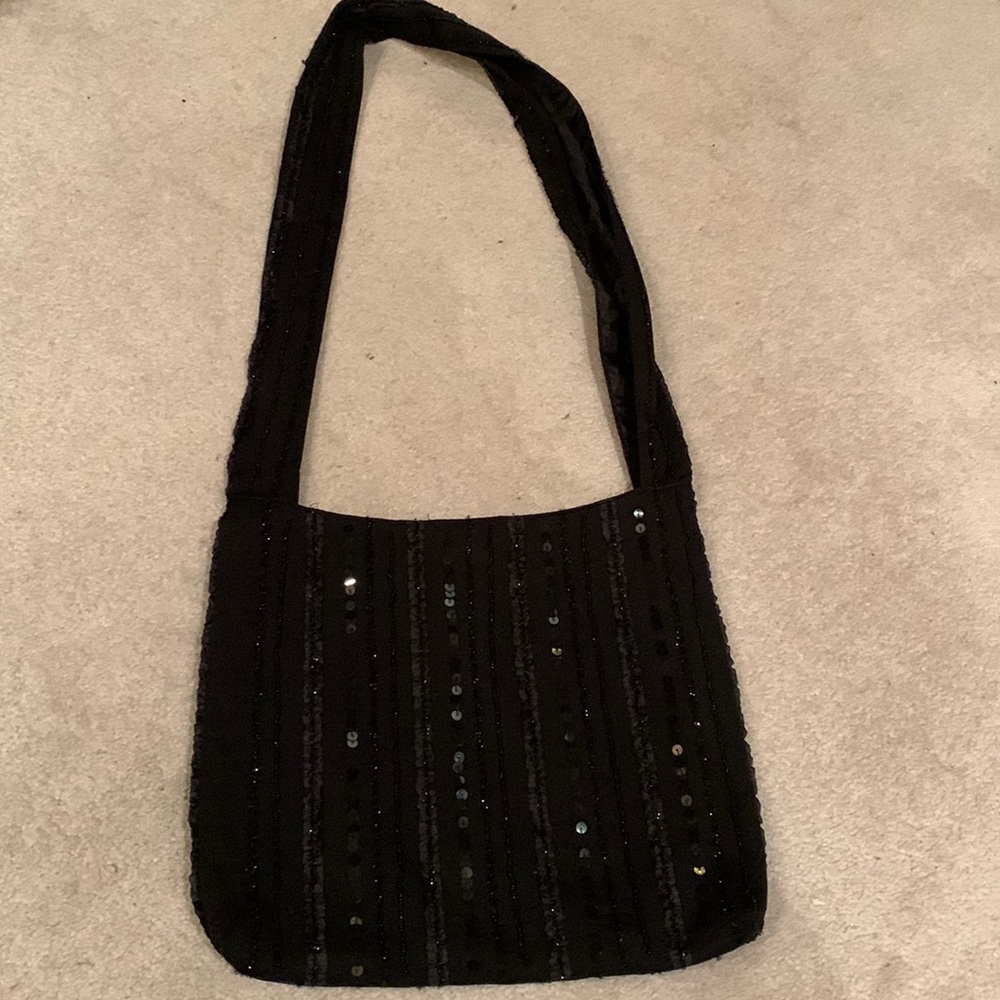 B. Cavalli Black sequin shoulder handbag